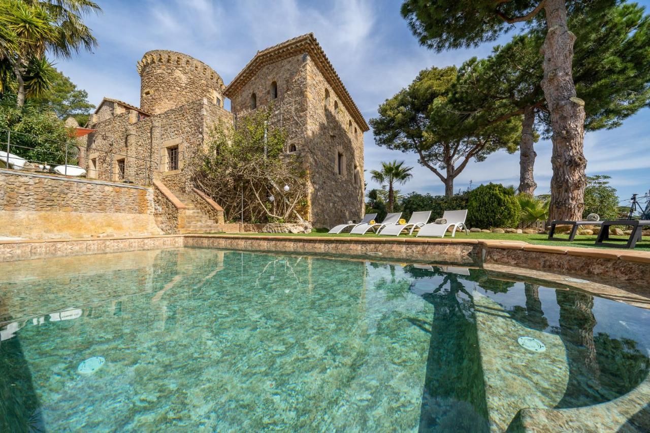 Castillo Can Xirau, Propiedad Exclusiva Con Piscina & Aircon Villa Санта Сузана Екстериор снимка